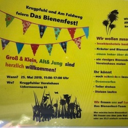 Bienenfest in den Kleingartenanlagen Krugpfuhl und Am Feldweg